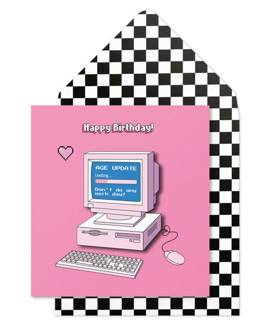Age update Birthday Card