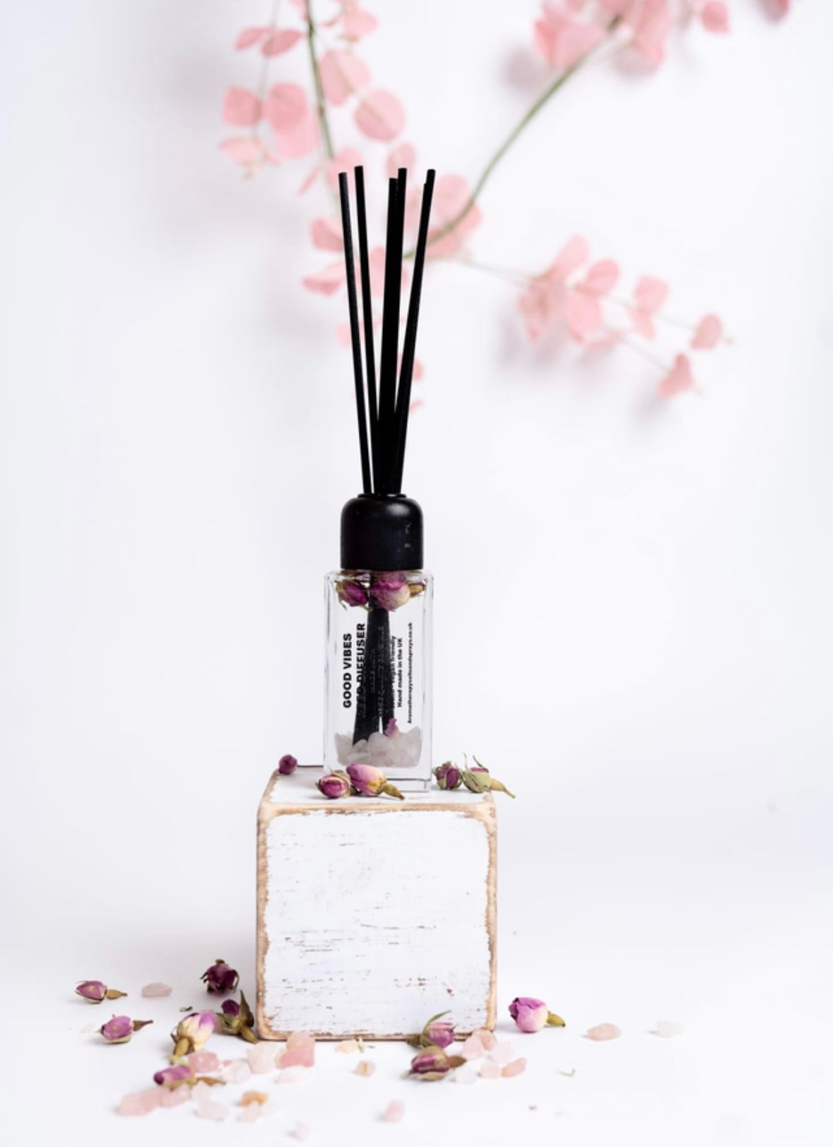 Good Vibes - Rose Quartz Crystal Diffuser