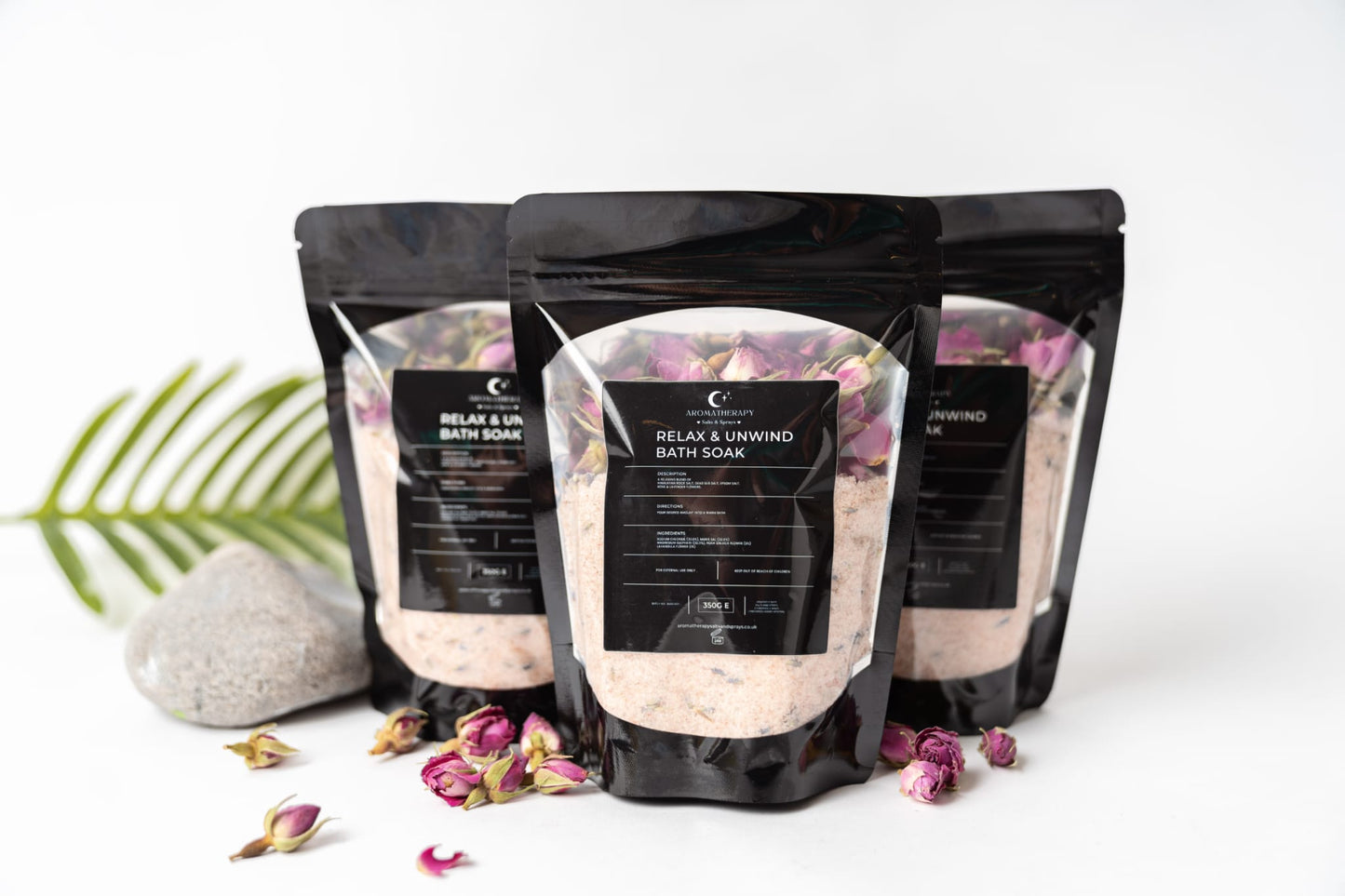 Relax and unwind Natural bath salt Soak