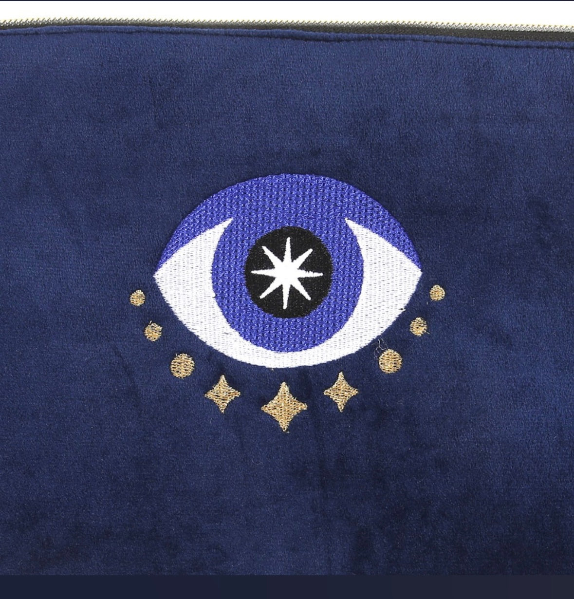 All Seeing Eye Velvet Make Up bag