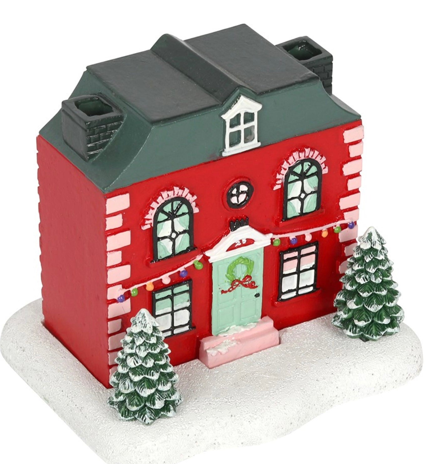 CHRISTMAS HOUSE INCENSE CONE BURNER