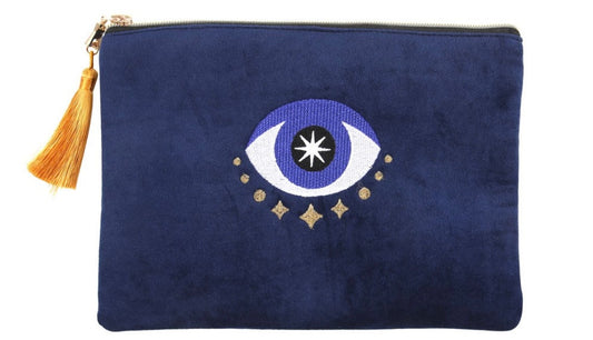 All Seeing Eye Velvet Make Up bag