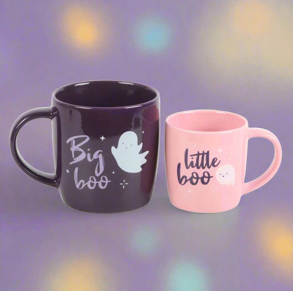 Big Boo and Little Boo mug set
