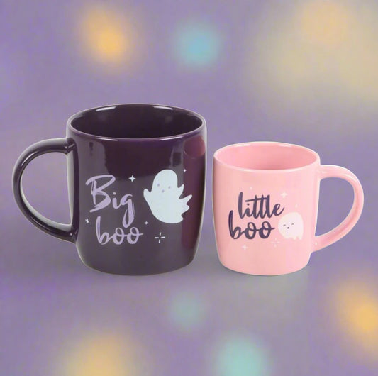 Big Boo and Little Boo mug set