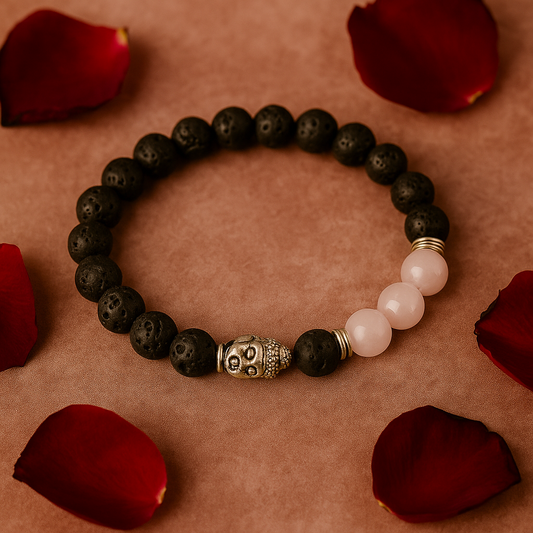 Rose Quartz- Lava Bead 💕💐