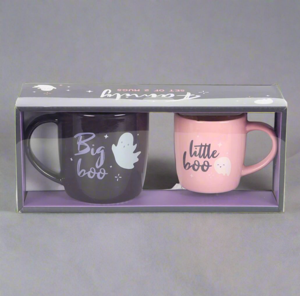 Big Boo and Little Boo mug set