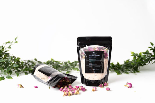 Relax and unwind Natural bath salt Soak