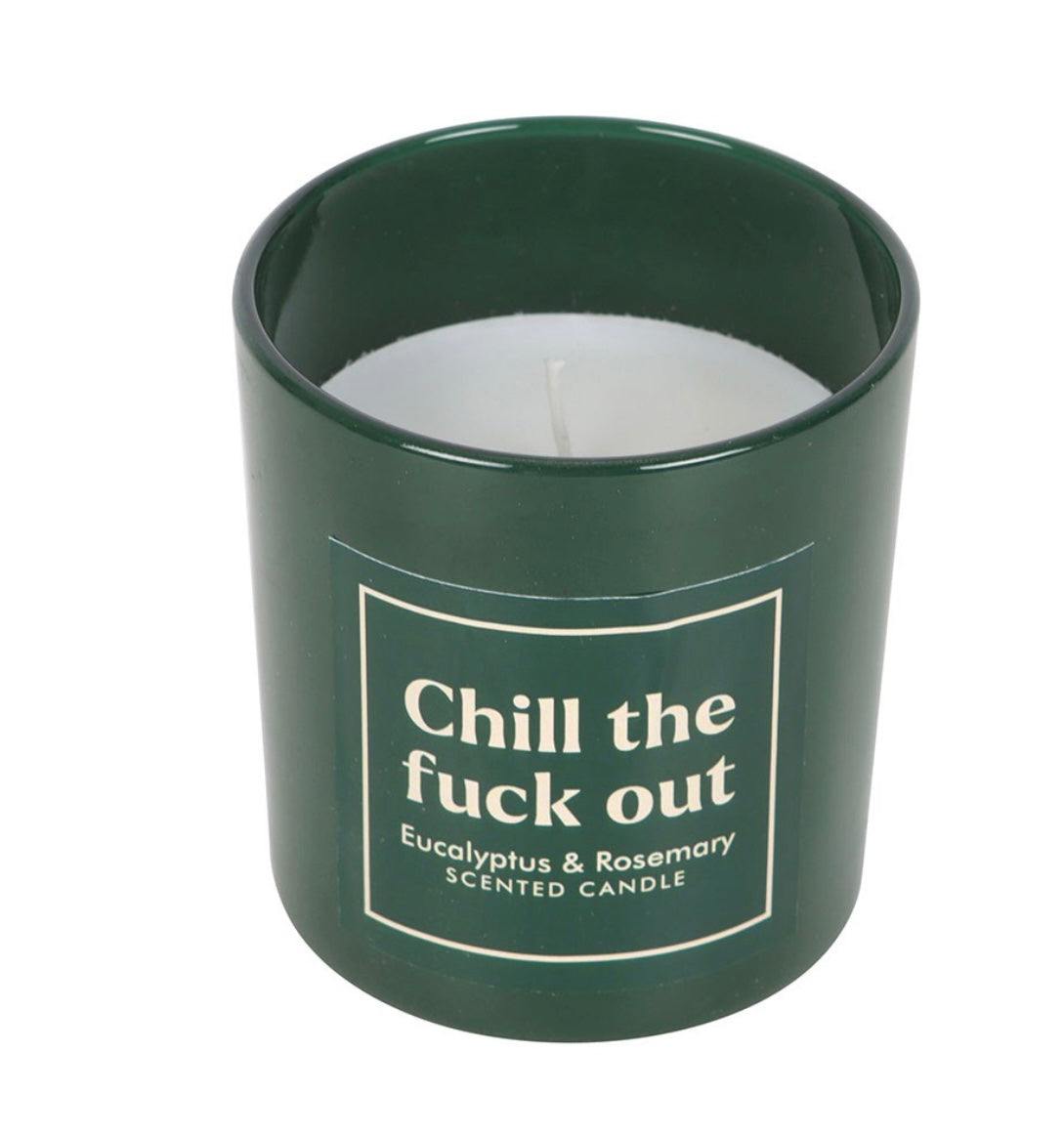 ✨ Chill the F*ck Out – Spell Candle ✨