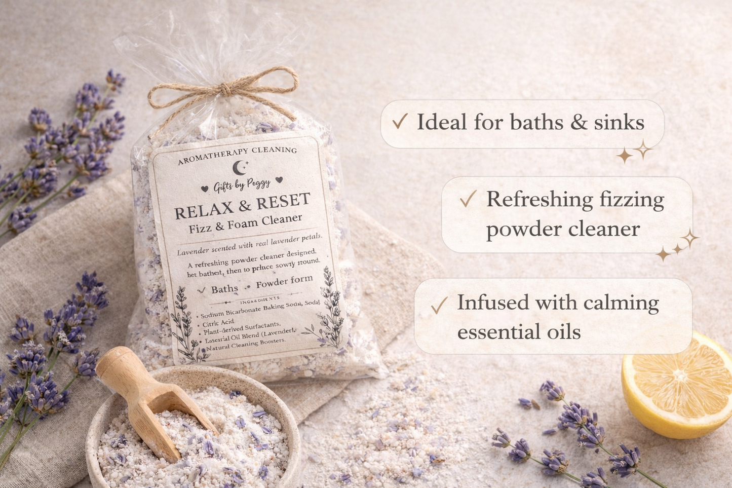 Aroma @ Peggy’s Spa Sink Cleaner 🧖‍♀️